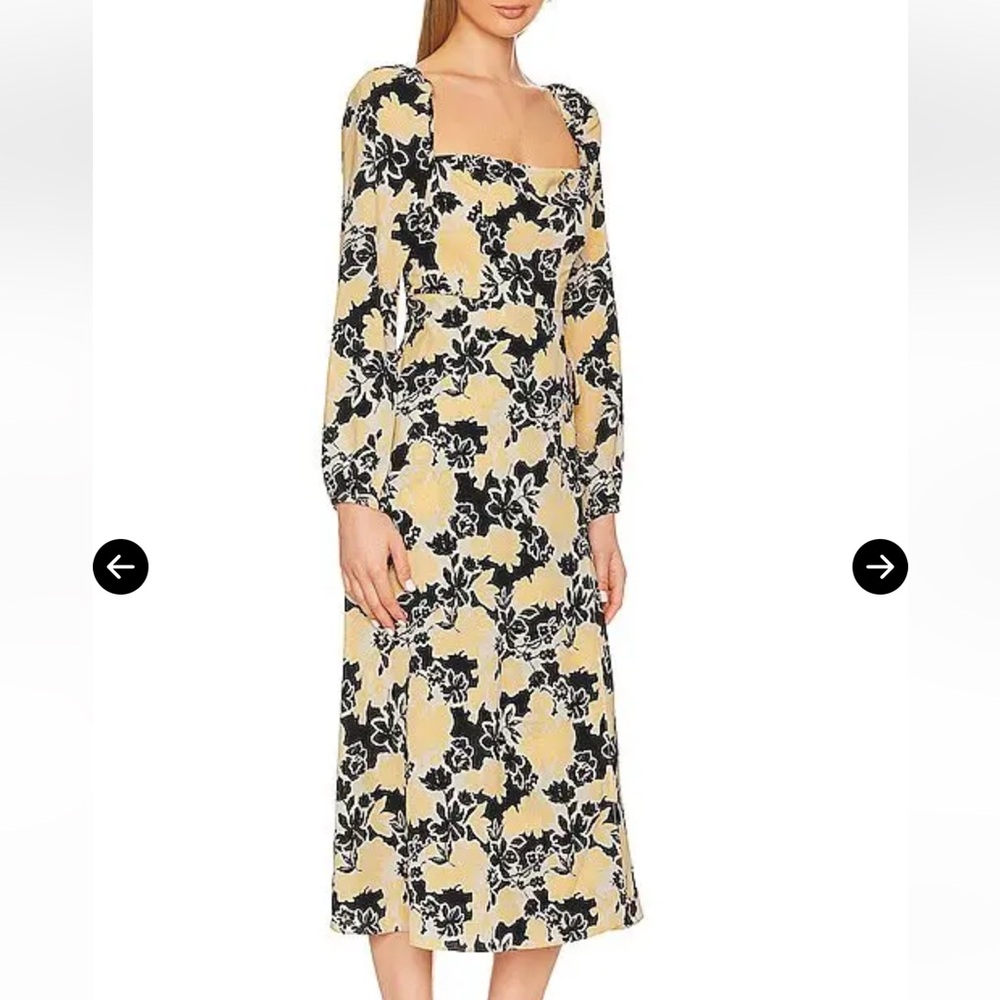 ASTR THE LABEL  Hayden Dress In Yellow NWOT